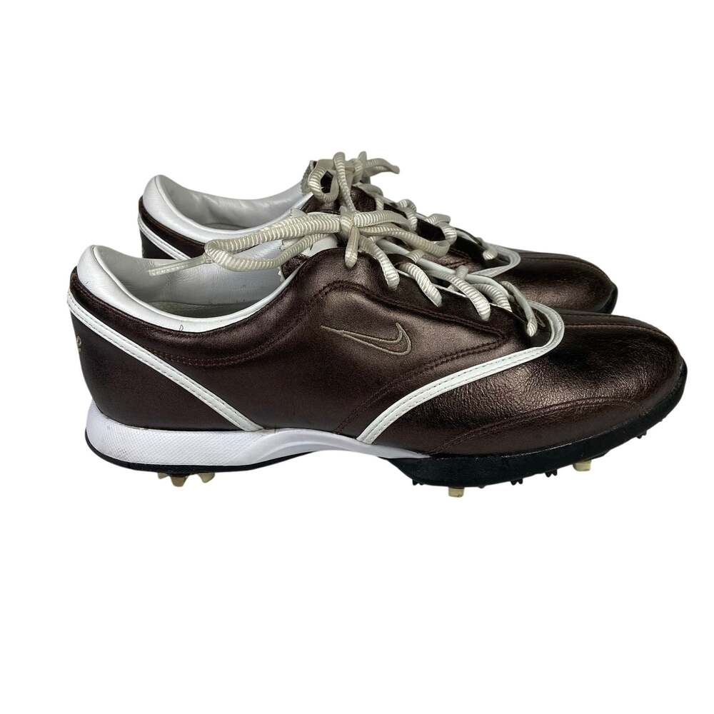 Nike Women Air Zoom Golf Shoes Size 7 Brown